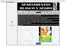 Tablet Screenshot of apartamentosblancoynegro.com